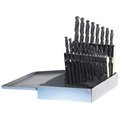 Drillco 21PC DRILL BIT SET 1/16-3/8 BY 64ths 100SE21